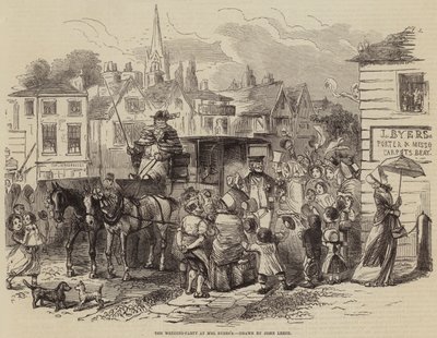 La fête de mariage chez Mme Byers - John Leech